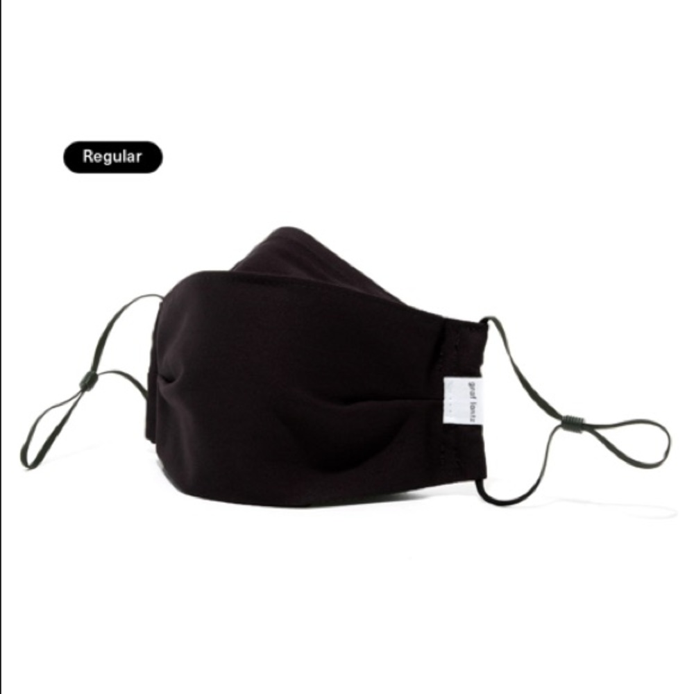(2) Graf Lantz Zenbu Organic Cotton Face Mask - Black